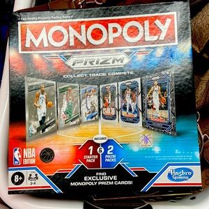 COPY - NIB NBA MONOPOLY EDITION HASBRO GAMING CARDS AAND BOARD GAME